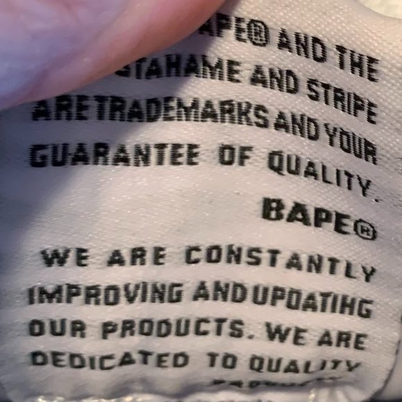 Bape Courtsta Shoes Grey, White, Black Men\'s Shoes size 10.5 Bapesta wit… main image 7